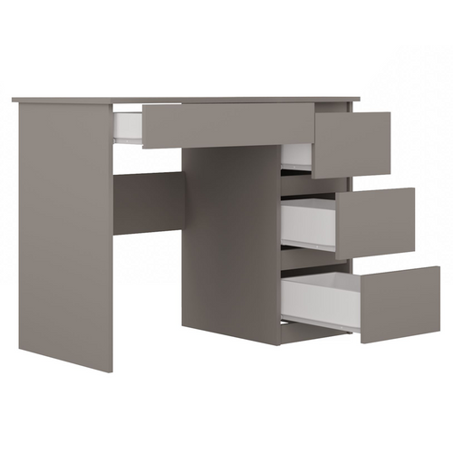 Bureau Droite Avec 4 Tirois, 51 Cm X 98 Cm X 76 Cm, Argile