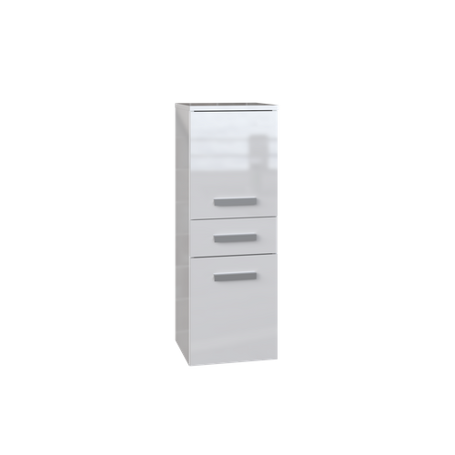 Étagère De Salle De Bain, 2 Portes, Tiroir, 30 X 85 X 30 Cm