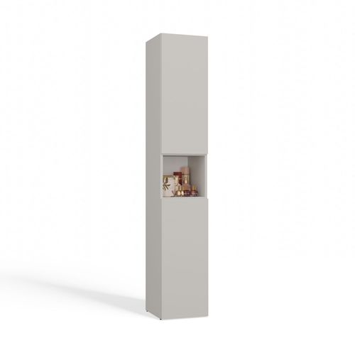 Meuble De Salle De Bain Avec Panier à Linge, Cachemire, 174 X 31 X 30cm