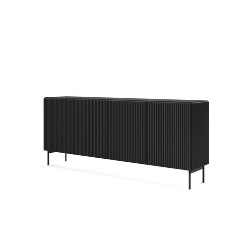 Buffet, Noir, 195,2 X 81,2 X 39,8 Cm