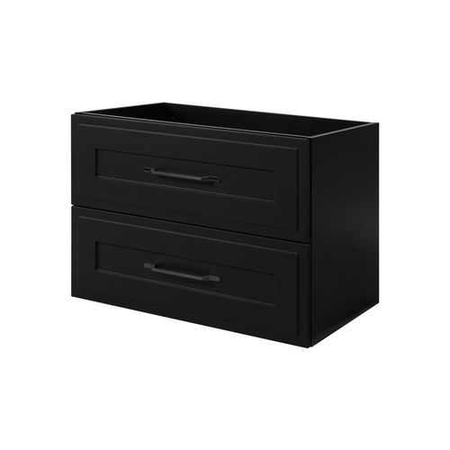 Meuble Sous Lavabo De Style Classique, Noir, 80 X 57 X 46 Cm