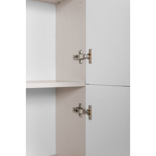 Meuble Sous Lavabo De Style Classique, Noir, 80 X 57 X 46 Cm