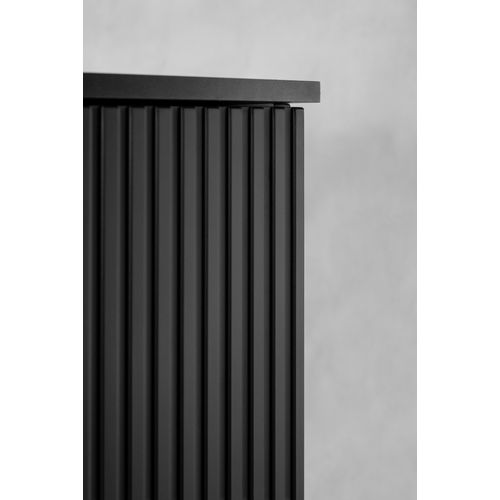 Demi-Colonne, Noir, Poignée Noire, 79 X 35,5 X 31,5 Cm