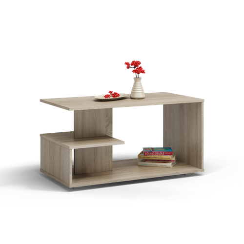 Table Basse, Chêne Sonoma, 45 X 60 X 90 Cm