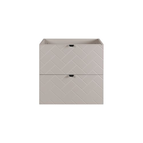 Meuble De Salle De Bain, Cachemire, 60 X 57 X 46 Cm, Poignées Noires