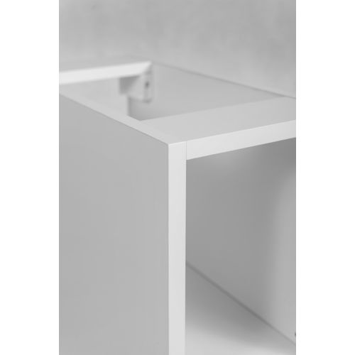 Etagère De Salle De Bain, Blanc Mat, 20 X 60,7 X 44,4 Cm,
