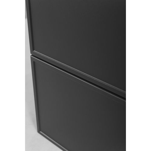 Meuble De Salle De Bain, Gris Foncé, Poignée Dorée, 46 X 60 X 57 Cm