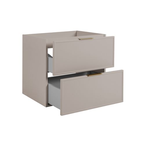 Meuble De Salle De Bain, Cachemire, Poignée Dorée, 46 X 60 X 57 Cm