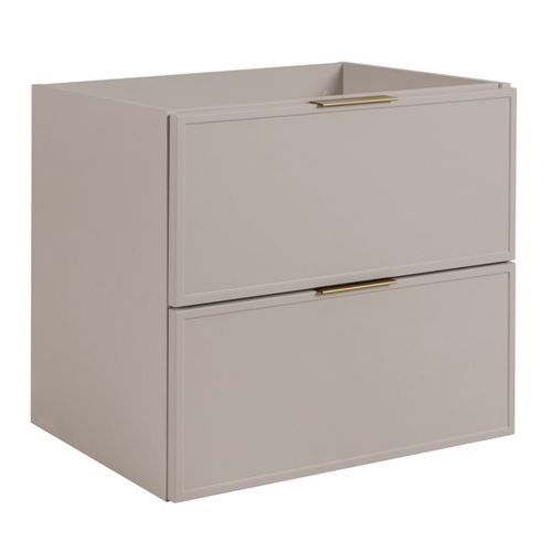 Meuble De Salle De Bain, Cachemire, Poignée Dorée, 46 X 60 X 57 Cm