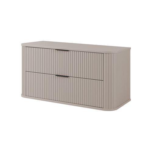 Meuble De Salle De Bain, Cachemire, Poignée Noire, 41,5 X 100 X 51,7 Cm