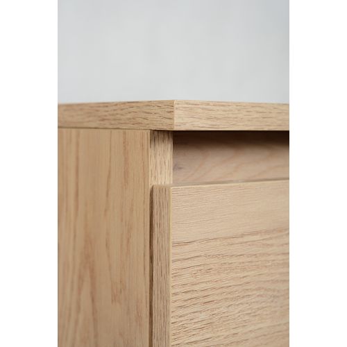 Meuble De Salle De Bain 140 Cm (2 X 60 + 20) + Top, Couleur : Chêne Clair, 140 X 46 X 60,7 Cm