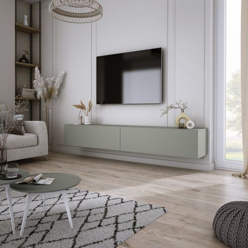 Meuble TV, Aloès, 200 (2 X 100) X 34 X 32 Cm