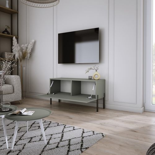 Meuble TV, Aloès, 100 X 52 X 32 Cm, Pieds Noires