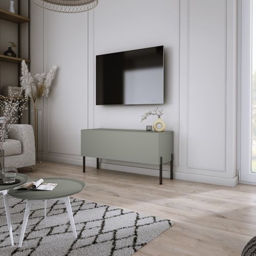 Meuble TV, Aloès, 100 X 52 X 32 Cm, Pieds Noires