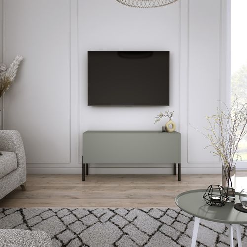 Meuble TV, Aloès, 100 X 52 X 32 Cm, Pieds Noires