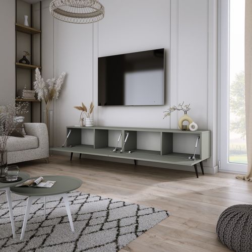 Meuble TV, Aloès, 170 X 52 X 32 Cm, Pieds Noires