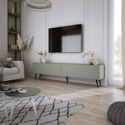 Meuble TV, Aloès, 170 X 52 X 32 Cm, Pieds Noires