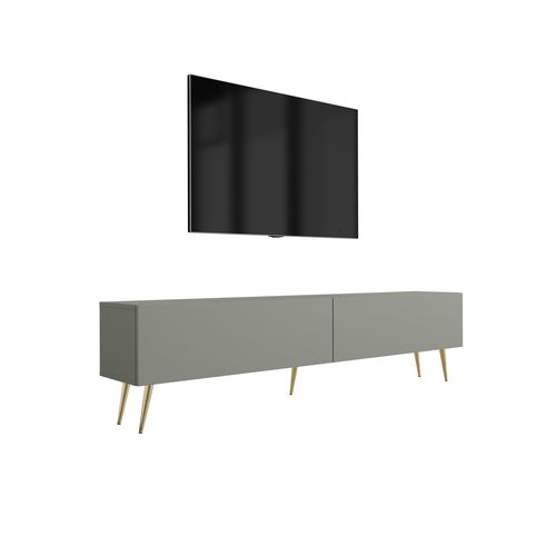 Meuble TV, Aloès, 170 X 52 X 32 Cm, Pieds Dorées