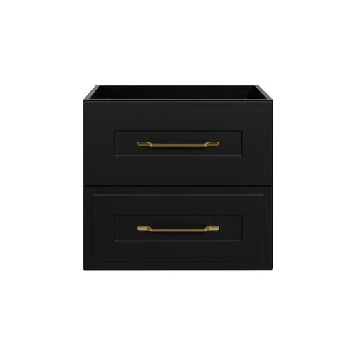 Meuble Sous Lavabo De Style Classique, Noir, 60 X 57 X 46 Cm