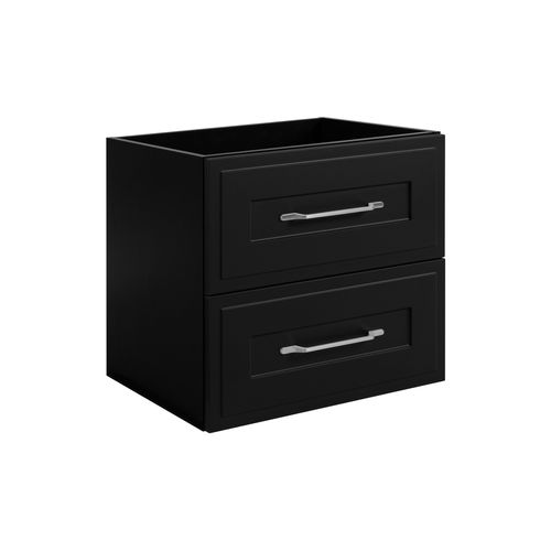 Meuble Sous Lavabo De Style Classique, Noir, 60 X 57 X 46 Cm