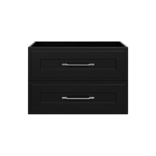 Meuble Sous Lavabo De Style Classique, Noir, 80 X 57 X 46 Cm