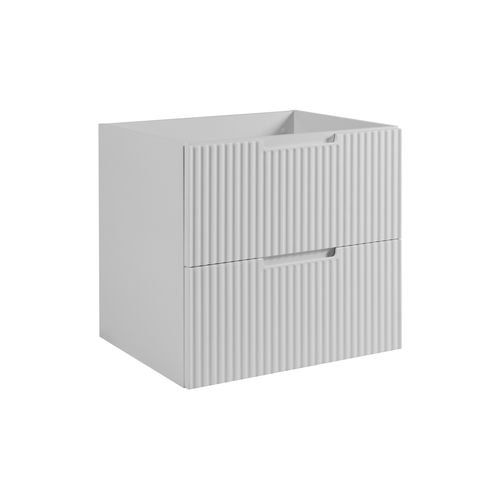 Meuble De Salle De Bain, Blanc, 60 X 57 X 46 Cm