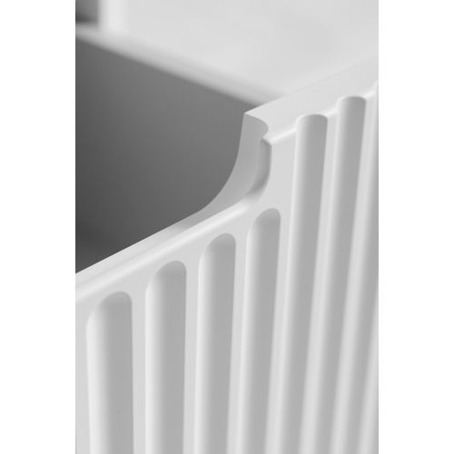 Meuble De Salle De Bain, Blanc, 60 X 57 X 46 Cm