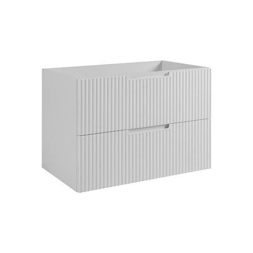 Meuble De Salle De Bain, Blanc, 80 X 57 X 46 Cm