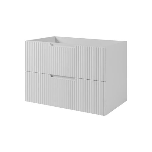 Meuble De Salle De Bain, Blanc, 80 X 57 X 46 Cm