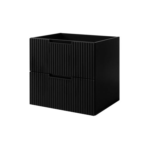 Meuble De Salle De Bain, Noir, 60 X 57 X 46 Cm