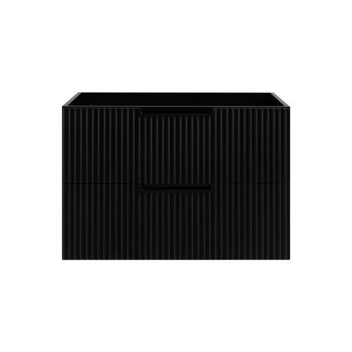 Meuble De Salle De Bain, Noir, 80 X 57 X 46 Cm