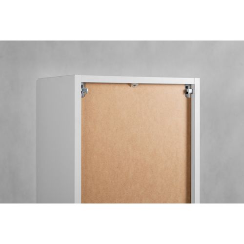 Meuble De Salle De Bain, Blanc, 35 X 136 X 27 Cm