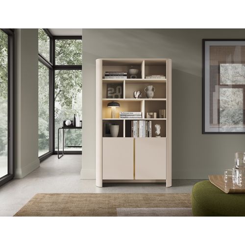 Bibliothèque, 103 X 39 X 160 Cm, Beige