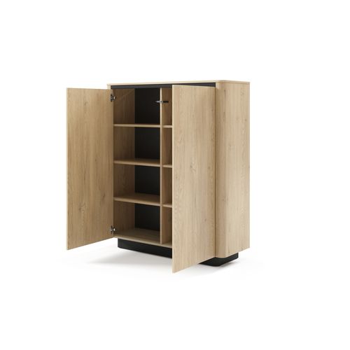 Buffet En Chêne De Crémone, 113,2 X 133,1 X 38,1 Cm