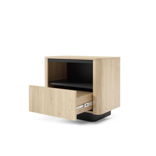 Table De Chevet, Chêne Crémone, 63,2 X 50,5 X 38,1 Cm