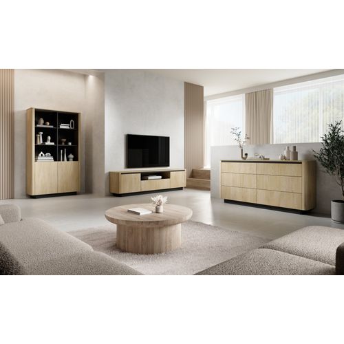 Table De Chevet, Chêne Crémone, 63,2 X 50,5 X 38,1 Cm