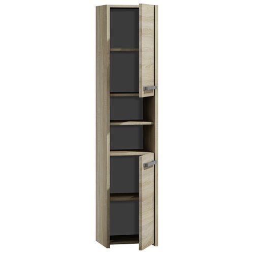 Armoire De Salle De Bain, Sonoma Chêne, 170 X 40 X 30 Cm