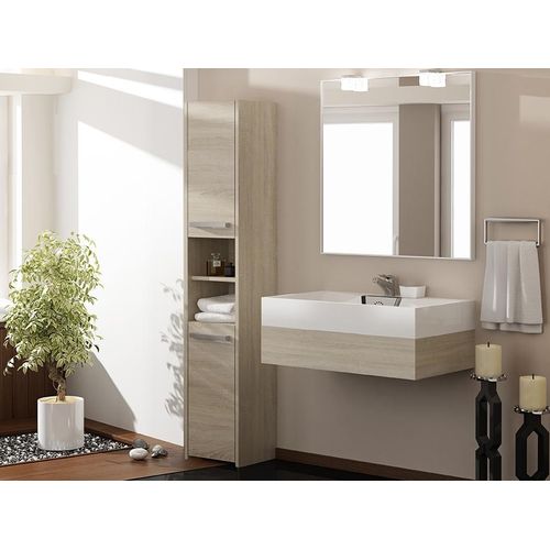 Armoire De Salle De Bain, Sonoma Chêne, 170 X 40 X 30 Cm