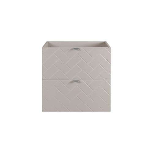 Meuble De Salle De Bain, Cachemire, 60 X 57 X 46 Cm, Poignées Argentées