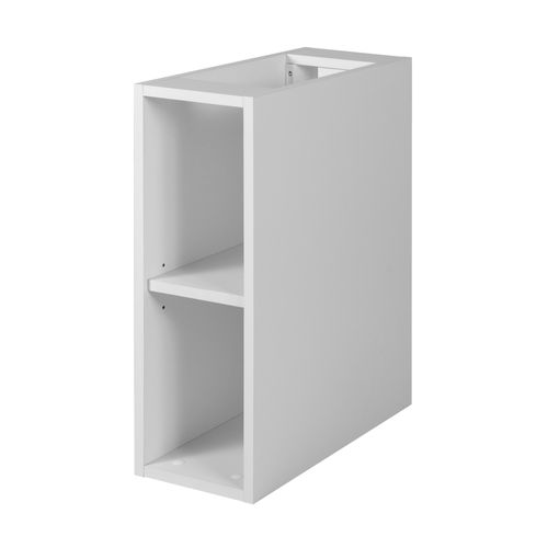 Meuble De Salle De Bain, Blanc Mat, 80 X 57 X 46 Cm, Poignées Argentées