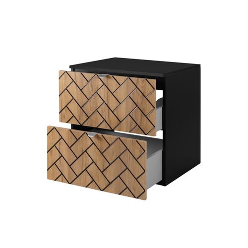 Meuble De Salle De Bain, Chêne Artisanal Doré, 60 X 57 X 46 Cm, Chêne Goldcraft