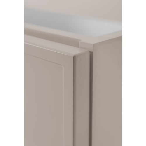 Meuble De Salle De Bain, Cachemire, Poignée Noire, 46 X 80 X 57 Cm