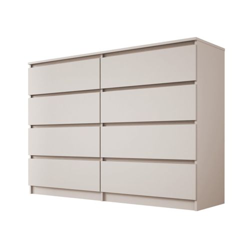 Commode : 8 Tiroirs, Cachemire, 139 X 102 X 39 Cm