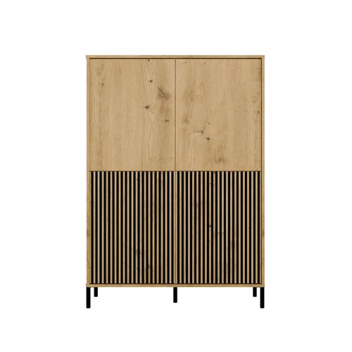 Buffet Haute, Chêne Artisan, 103,5 X 147,5 X 40 Cm