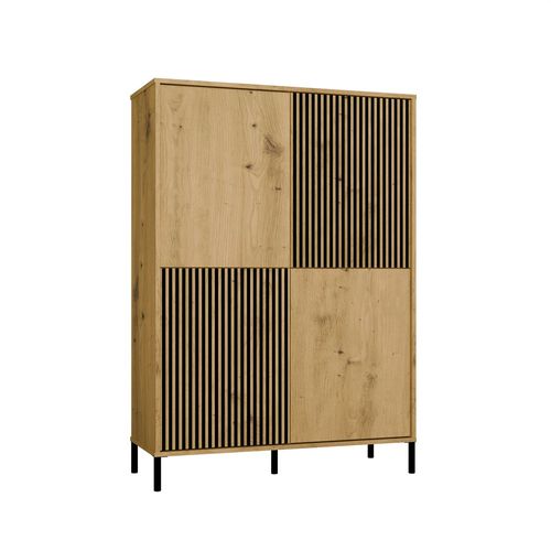 Buffet Haute, Chêne Artisan, 103,5 X 147,5 X 40 Cm