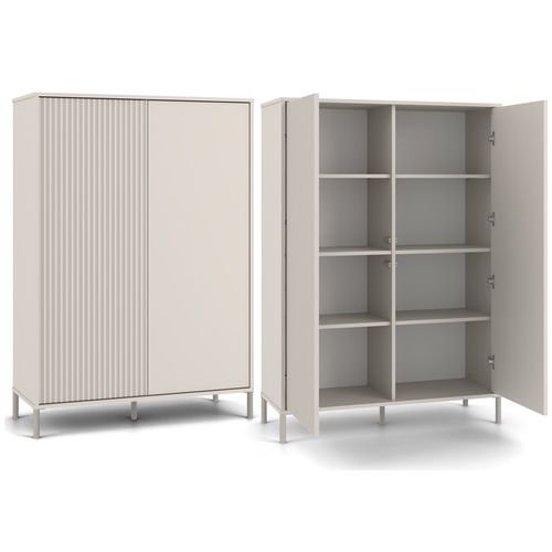 Buffet Haute, Cachemire / Beige, 103,5 X 147,5 X 40 Cm