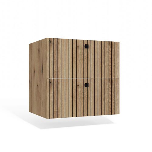 Meuble De Salle De Bain, Chêne Evoke, 60 X 57 X 45 Cm