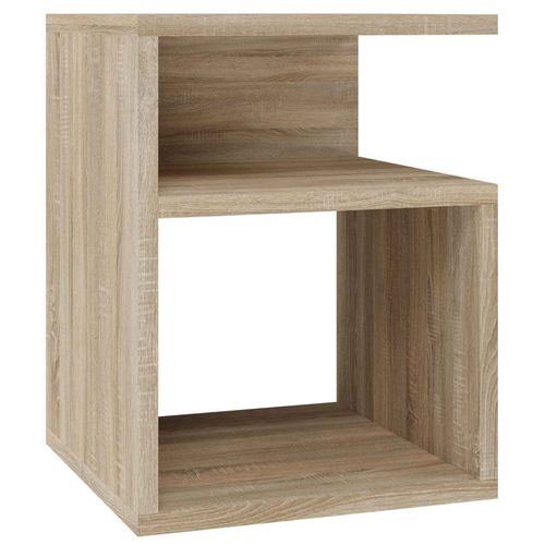 Table De Chevet, Chêne Sonoma, 30 X 40 X 30 Cm