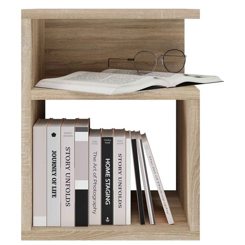 Table De Chevet, Chêne Sonoma, 30 X 40 X 30 Cm