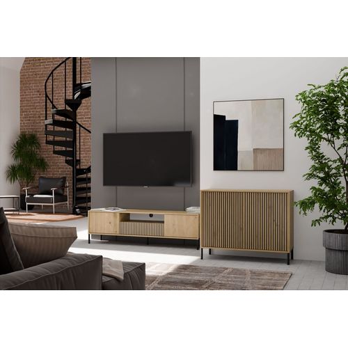 Buffet, Chêne Artisan, 103,5 X 82,5 X 40 Cm